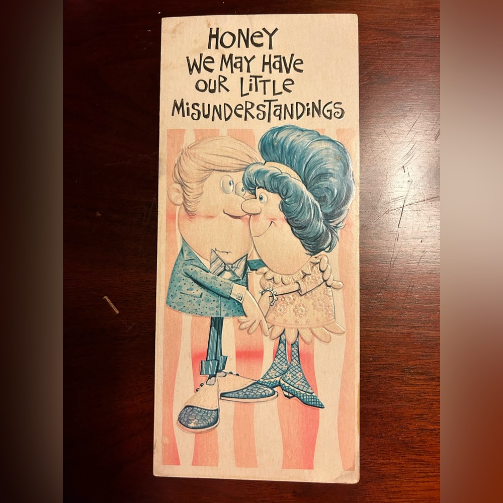 Vintage greeting card Made in USA